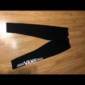 black VANS leggings